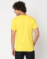 Shop Let Me Fly Books Half Sleeve T-Shirt Empire Yellow-Design
