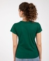 Shop Let's Go Adventure Half Sleeve Printed T-Shirt Dark Forest Green-Design