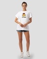 Shop Let's Nacho Boyfriend T-Shirt White-Design