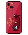 Shop Life Is Beautiful Rides Premium Printed Glass Cover for Apple iPhone 14-Front