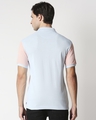 Shop Light Blue Candy Color Block Polo-Full