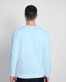 Shop Light Blue Melange Fleece Sweatshirt-Full