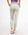 Shop Women's Light Grey Slim Fit Joggers-Design