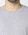 Shop Men's Light Grey Melange T-shirt