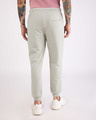 Shop Light Grey Round Pocket Joggers Pants-Design
