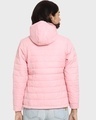 Shop Women's Pink Relaxed Fit Puffer Jacket-Full