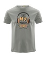 Shop Like My Music Loud Half Sleeve T-Shirt Meteor Grey-Front