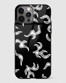 Shop Lil Black Flame Y2K Premium Glass Case for Apple iPhone 15 Pro Max-Front