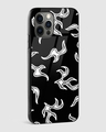 Shop Lil Black Flame Y2K Premium Glass Case for Apple iPhone 15 Pro Max-Design