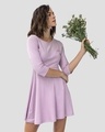 Shop Lilac Breeze Flared Dress-Full
