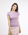 Shop Lilac Breeze Half Sleeve T-shirt-Front
