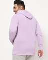 Shop Men's Purple Oversized Plus Size Hoodie-Design