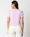 Shop Lilac Women's Puff Sleeve T-Shirt-Full