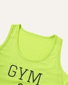 Shop Women's Lime Popsicle Typography Athleisure Vest