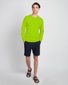 Shop Lime Punch Fleece Sweatshirt-Full