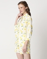 Shop Women's Lime Rayon Nightwear Set-Design