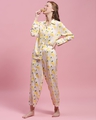 Shop Lime Rayon Nightwear Set-Front