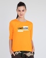 Shop Limitless 2.0 3/4th Sleeve T-Shirt-Front