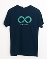 Shop Limitless Infinity Half Sleeve T-Shirt-Front