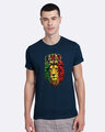 Shop Lion Crown Half T Shirt-Front