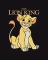 Shop Women's Black Lion King Simba Graphic Printed Boyfriend T-shirt-Full