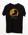 Shop Lion King Sun Half Sleeve T-Shirt (DL)-Front