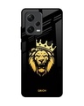 Shop Lion The King Premium Glass Case for Redmi Note 12 Pro+ 5G (Shock Proof, Scratch Resistant)-Front