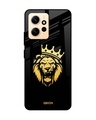 Shop Lion The King Premium Glass Case for Redmi Note 12 (Shock Proof, Scratch Resistant)-Front