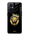 Shop Lion The King Printed Premium Glass Case for Oppo F21s Pro 5G (Shock Proof,Scratch Resistant)-Front