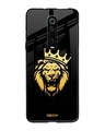 Shop Lion The King Printed Premium Glass Cover For Xiaomi Redmi K20 Pro (Impact Resistant, Matte Finish)-Front