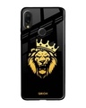 Shop Lion The King Printed Premium Glass Cover For Xiaomi Redmi Note 7S (Impact Resistant, Matte Finish)-Front
