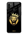 Shop Lion The King Printed Premium Glass Cover For Xiaomi Redmi Note 8 (Impact Resistant, Matte Finish)-Front