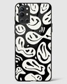 Shop Liquify Ghost Black Premium Glass Case for OnePlus 9R-Front