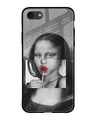 Shop Lisa Pop Premium Glass Case for Apple iPhone SE 2020 (Shock Proof, Scratch Resistant)-Front