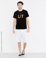 Shop Lit Cigarette Half Sleeve T-Shirt-Full