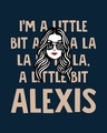 Shop Little Bit Alexis Boyfriend T-Shirt Navy Blue