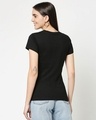 Shop Little Bit Alexis Half Sleeve Printed T-Shirt Black-Design