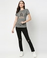 Shop Little Bit Alexis Half Sleeve Printed T-Shirt Meteor Grey-Full