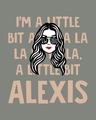 Shop Little Bit Alexis Half Sleeve Printed T-Shirt Meteor Grey
