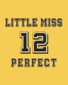 Shop Little Miss Perfect Varsity Half Sleeve T-shirt-Full