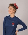 Shop Little Things Rose Fleece Light Sweatshirt-Front