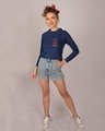Shop Little Things Rose Fleece Light Sweatshirt-Design