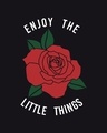 Shop Little Things Rose Half Sleeve T-Shirt-Full