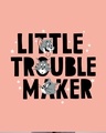 Shop Little Trouble Maker Boyfriend T-Shirt (TJL)-Full