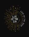 Shop Live By The Sun 3/4th Sleeve T-Shirt (GOLD PRINT)