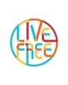 Shop Live Free Colorful Round Neck 3/4th Sleeve T-Shirt-Full