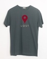 Shop Location-lost Half Sleeve T-Shirt-Front
