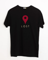 Shop Location-lost Half Sleeve T-Shirt-Front
