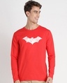 Shop Logo Batman (BML) (GID) Full Sleeve T-Shirt-Front