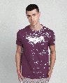 Shop Logo Batman Glow In Dark Half Sleeve T-Shirt-Front